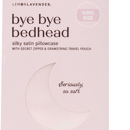 Lemon Lavender Bye Bye Bedhead Satin Pillowcase King