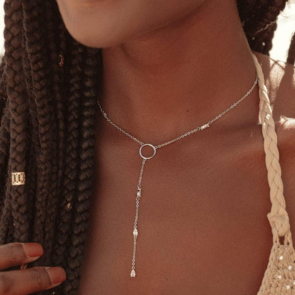 Puravida Crystal Lariat Choker