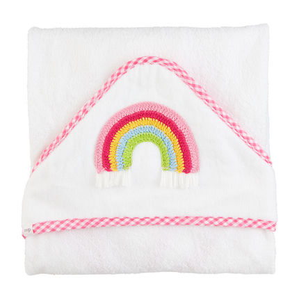 Mudpie Hooded Towel Rainbow