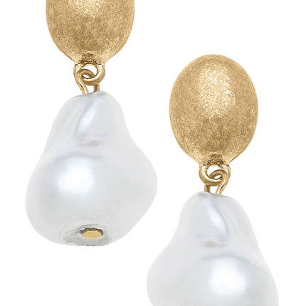 Canvas Style Lulu Baroque Pearl Drop Earrings