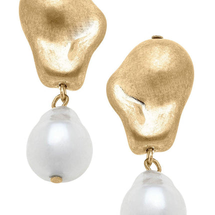 Canvas Style Bentley Freshwater Pearl Drop Earrings