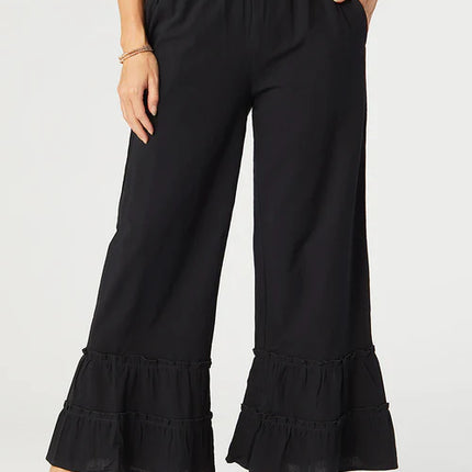 Coco + Carmen Audrey Tiered Ruffled Pant