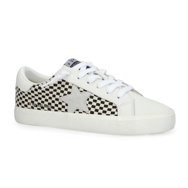 Flair 40 - BLACK/WHITE NATURAL CHECKERED Sneakers