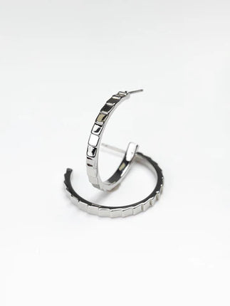 Michelle McDowell Silver Hoop Collection