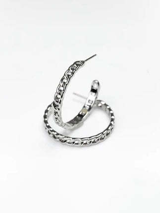 Michelle McDowell Silver Hoop Collection