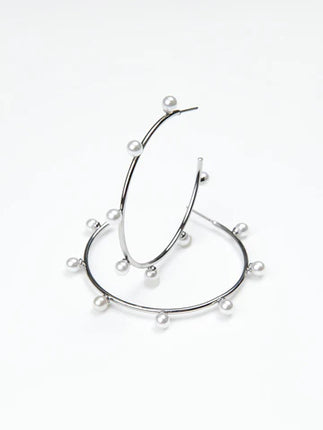 Michelle McDowell Silver Hoop Collection