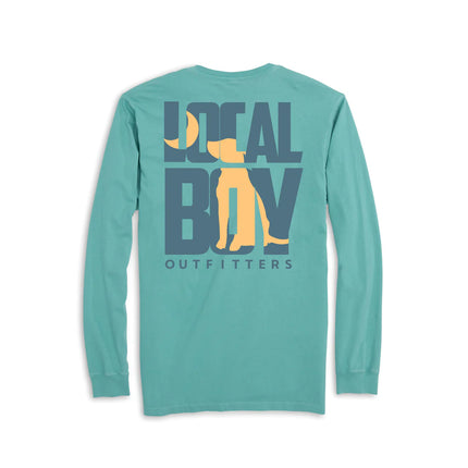 Local Boy Youth Big Text Seafoam Long Sleeve