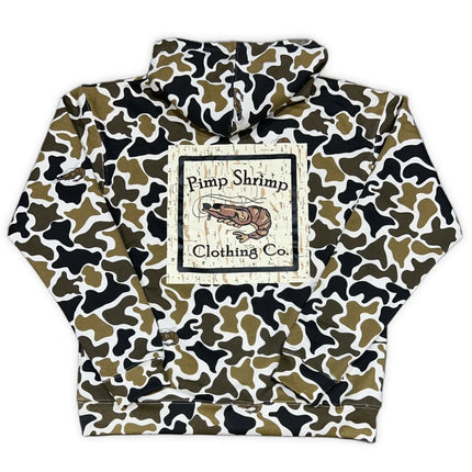 Pimp Shrimp New School Camo M.W. Hoodie