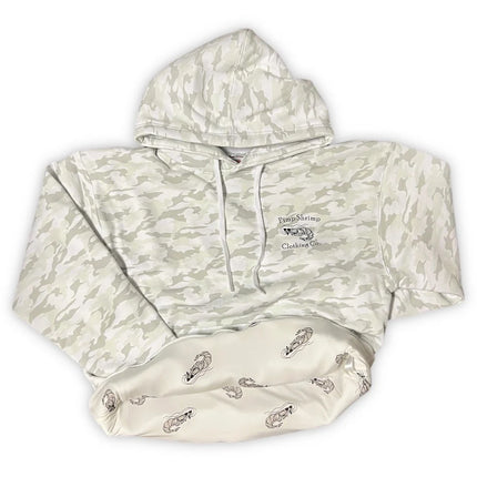 Pimp Shrimp White Camo Mid-Weight Hoodie