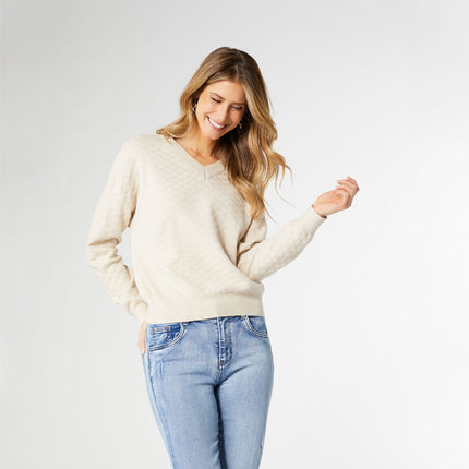 Coco + Carmen Melanie V-Neck Sweater