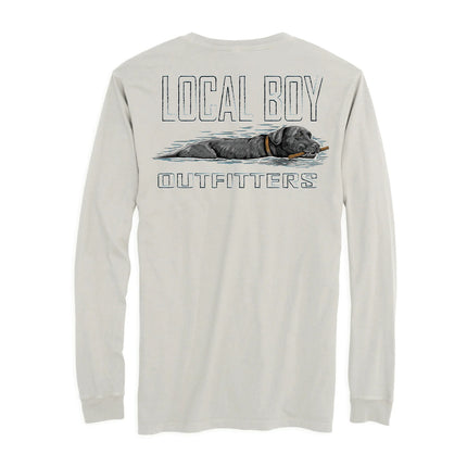 Local Boy Fetch Black Lab Long Sleeve Tee