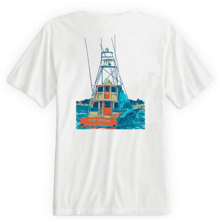 Pimp Shrimp Sport Fisher T-Shirt White