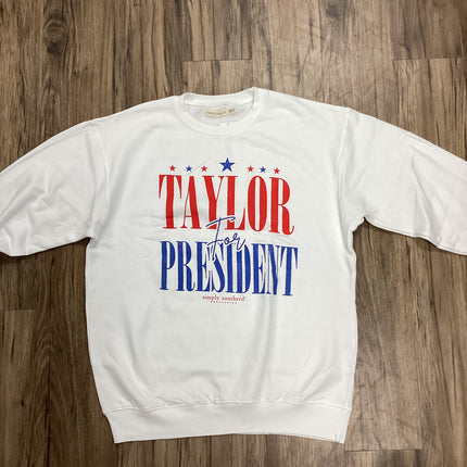 Simply Southern Taylor For President Crewneck