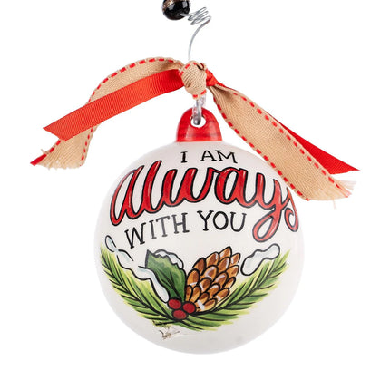 Glory Haus Red Bird Always With You Wreath Ornament