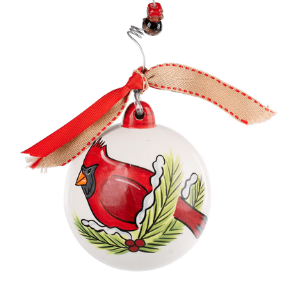 Glory Haus Red Bird Always With You Wreath Ornament