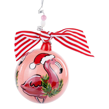 Glory Haus Christmas Flamingo Ornament