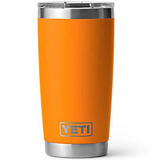 Yeti Rambler 20 oz Tumbler King Crab Orange