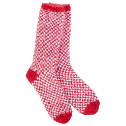 World’s Softest Socks Holiday Checkered Check Crew