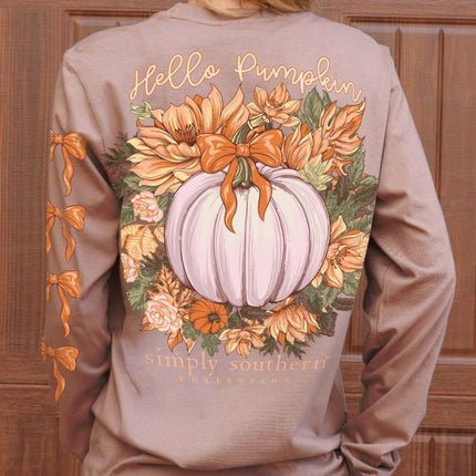 Simply Southern Long Sleeve Pumpkin Shirt