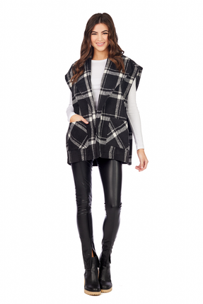 Mudpie Hendrix Plaid Vest