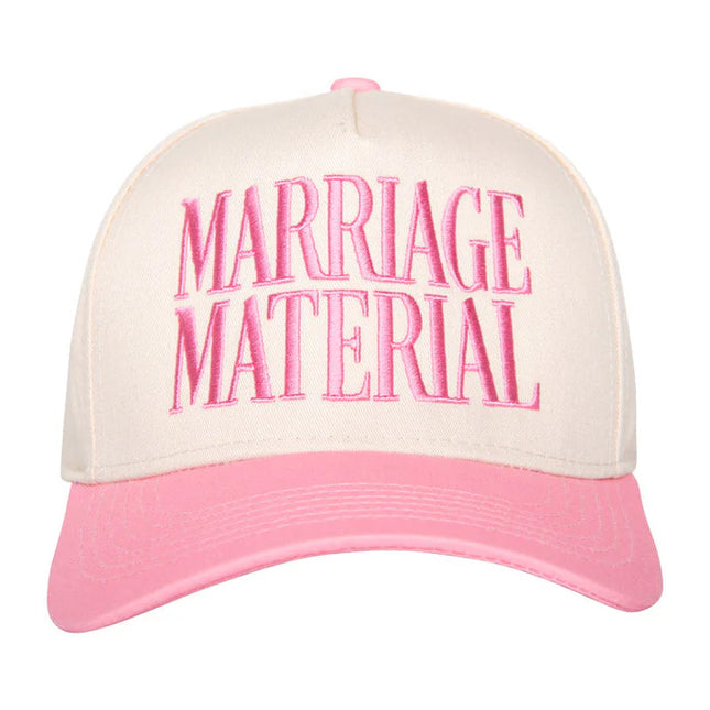 Marriage Material Two-Toned Vintage Hat