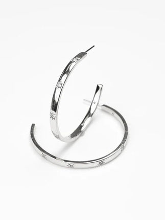 Michelle McDowell Silver Hoop Collection