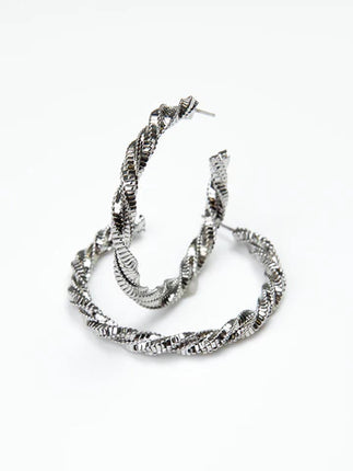 Michelle McDowell Silver Hoop Collection