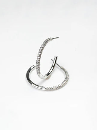 Michelle McDowell Silver Hoop Collection