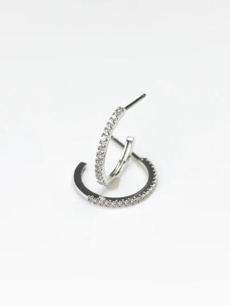 Michelle McDowell Silver Hoop Collection