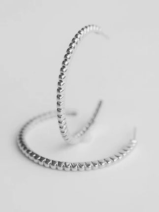 Michelle McDowell Silver Hoop Collection