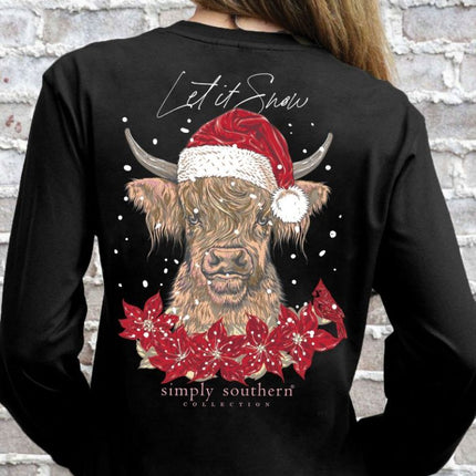 Snow Cow-Let it Snow Long Sleeve