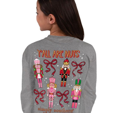 Y’all Are Nuts Youth Long Sleeve