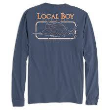 Local Boy L/S Bill Of Sail Shirt China Blue