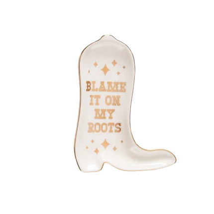 Totalee Blame it On Roots Trinket Tray