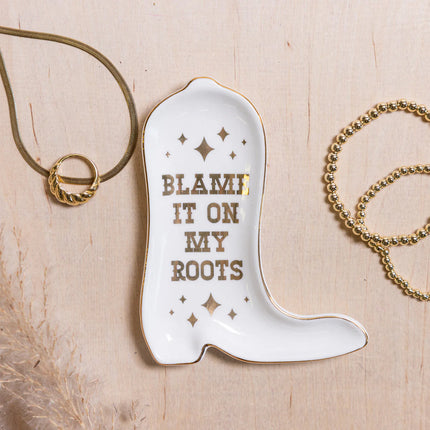 Totalee Blame it On Roots Trinket Tray