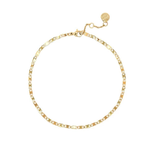 Surfrider Mirror Chain Anklet Bracelet