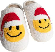 Katydid Santa Smiley Slipper