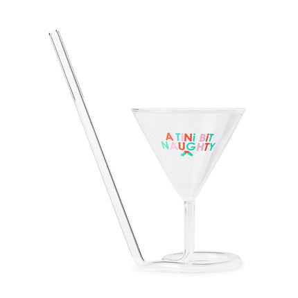 Packed Party Tini Bit Naughty Glass Sipper