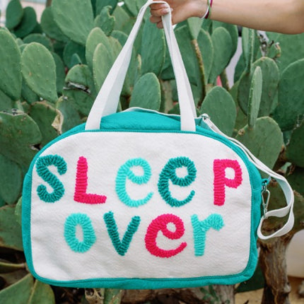 KatyDid Teal “Sleepover” Weekender Bag