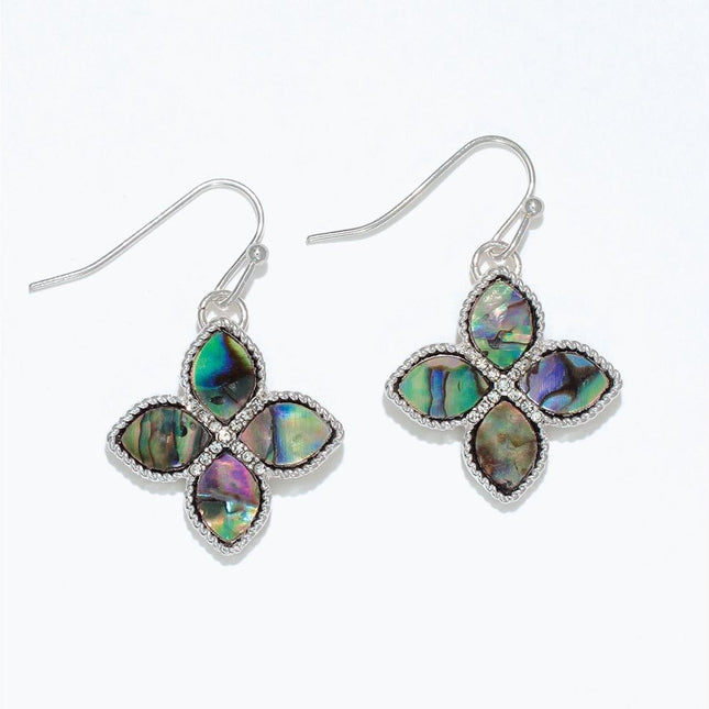Abalone Flowers Earring