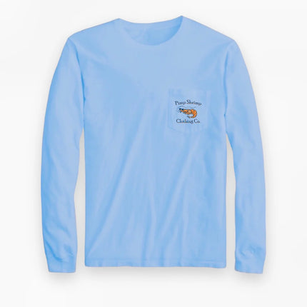 Pimp Shrimp Off Road Long Sleeve - Azure