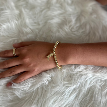 Ball Bead Stackers with Charm