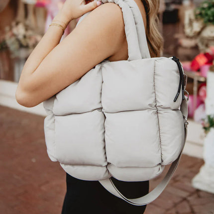Mini Puffer Tote Bag