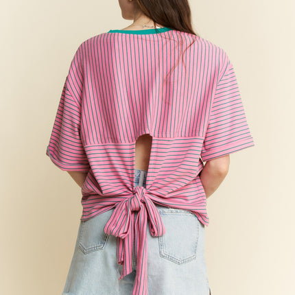 Stripe Knit Top