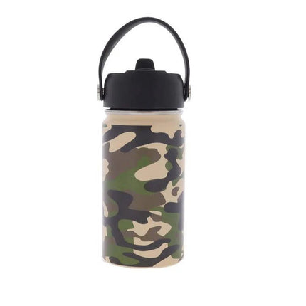 12 oz Kids Bottle with Straw Cap