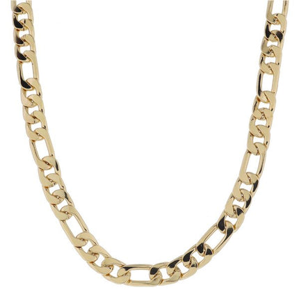 Jane Marie Chunky Gold Flagro Chain Necklace