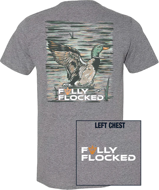 Flying Ducks Dark Heather