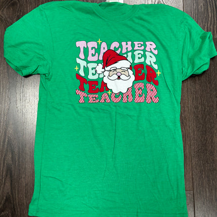 Jane Marie Teacher Christmas Santa Envy Shirt