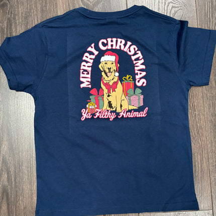 Jane Marie Merry Christmas Ya Filthy Animal Youth Shirt