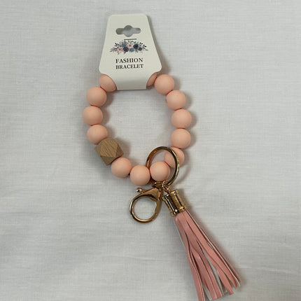 Silicone Beaded Keychain